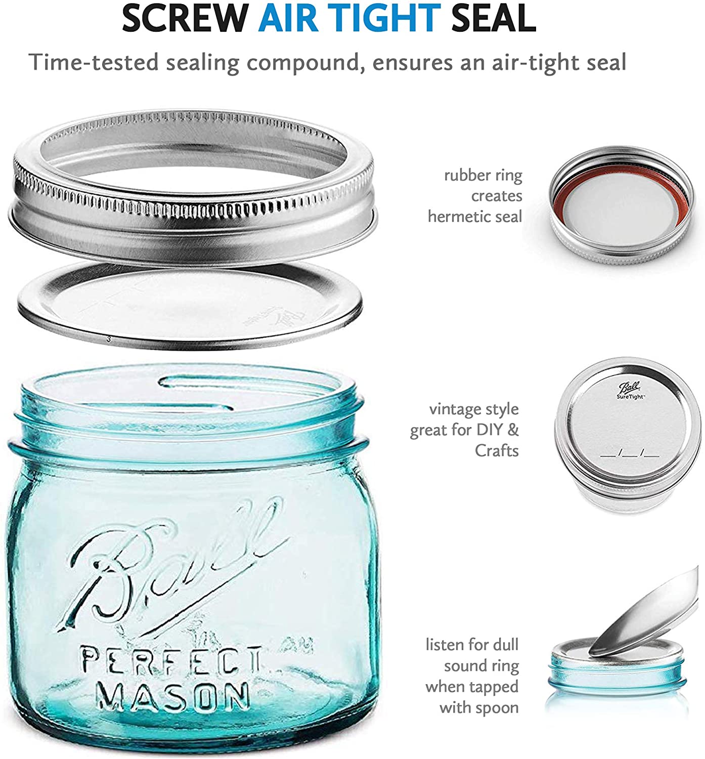 regular mouth mason jar 8 oz